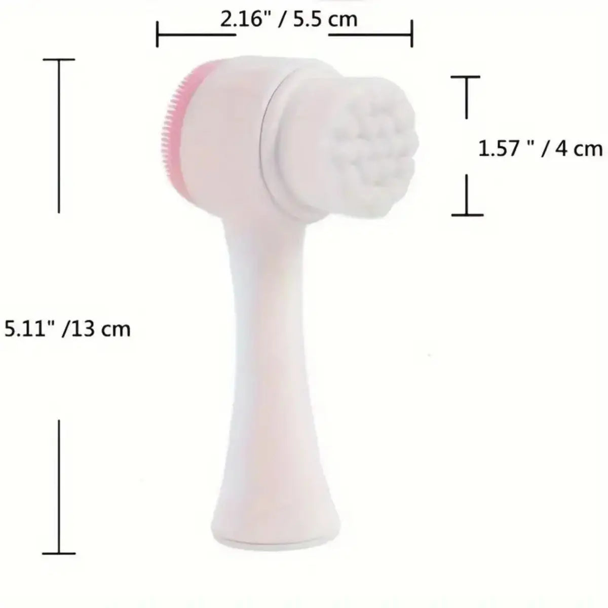 Silicone 2-in-1 Facial Cleansing Brush