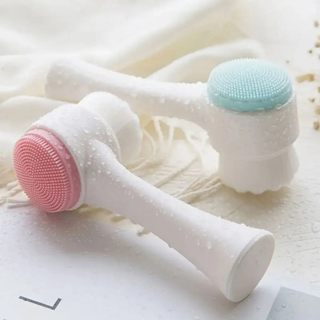 Silicone 2-in-1 Facial Cleansing Brush