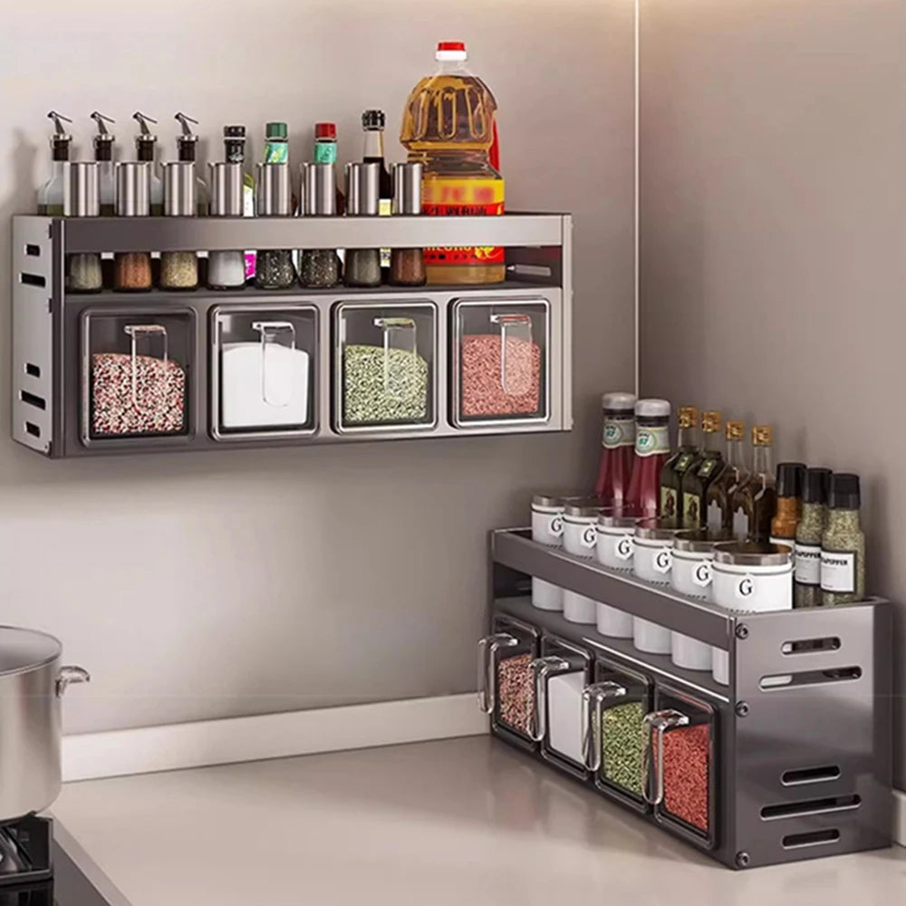 Kitchen Seasoning Shelf