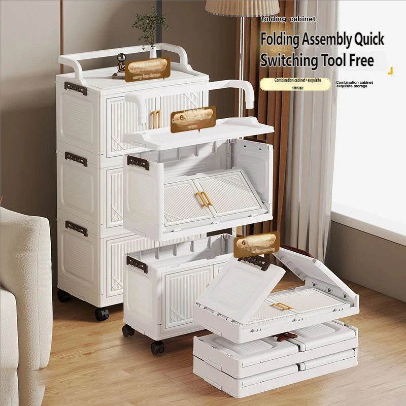 Foldable Multi-layer Storage Cabinet