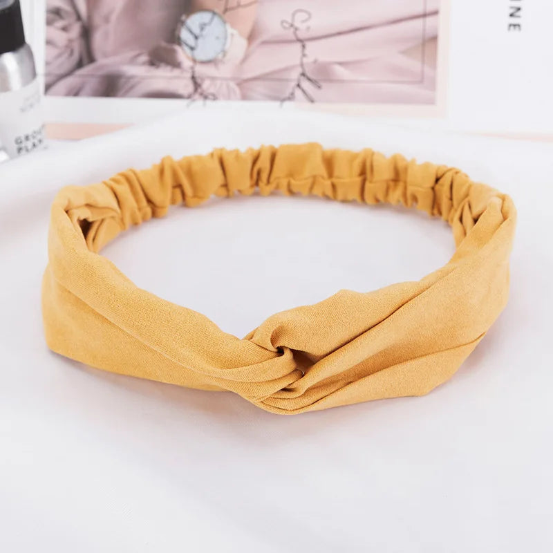Women's Head Bands Makeup Face Washing Sports Headbands Cute Solid Color Simple Versatile Elasti Fashionc Hair Accessories Girls