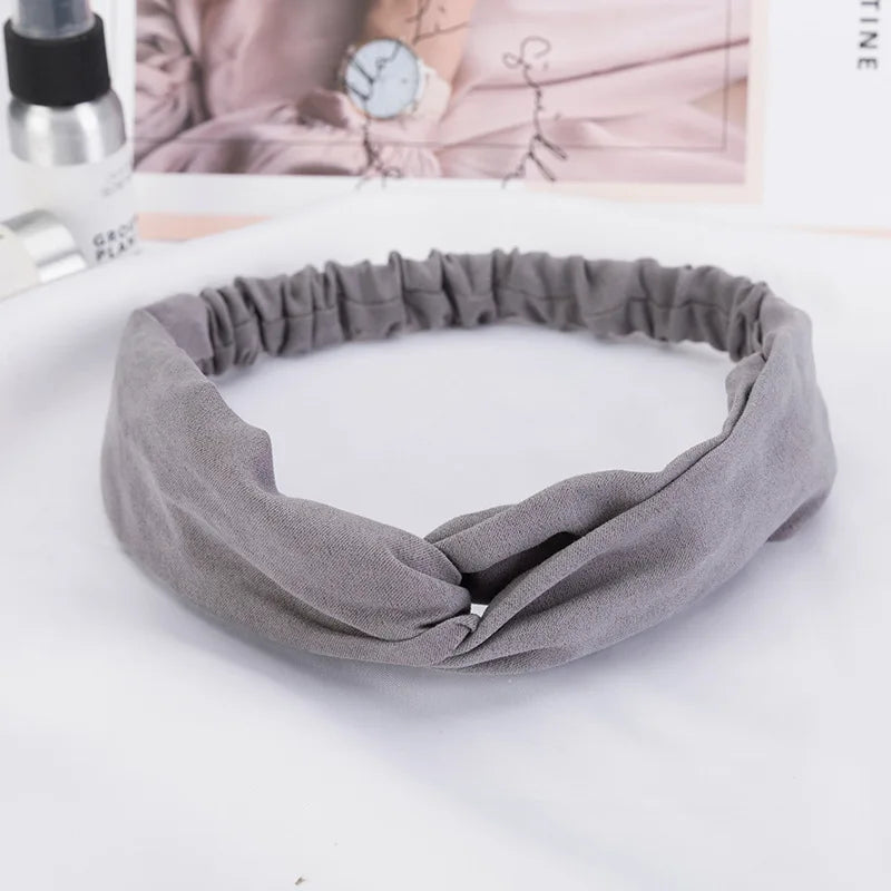 Women's Head Bands Makeup Face Washing Sports Headbands Cute Solid Color Simple Versatile Elasti Fashionc Hair Accessories Girls