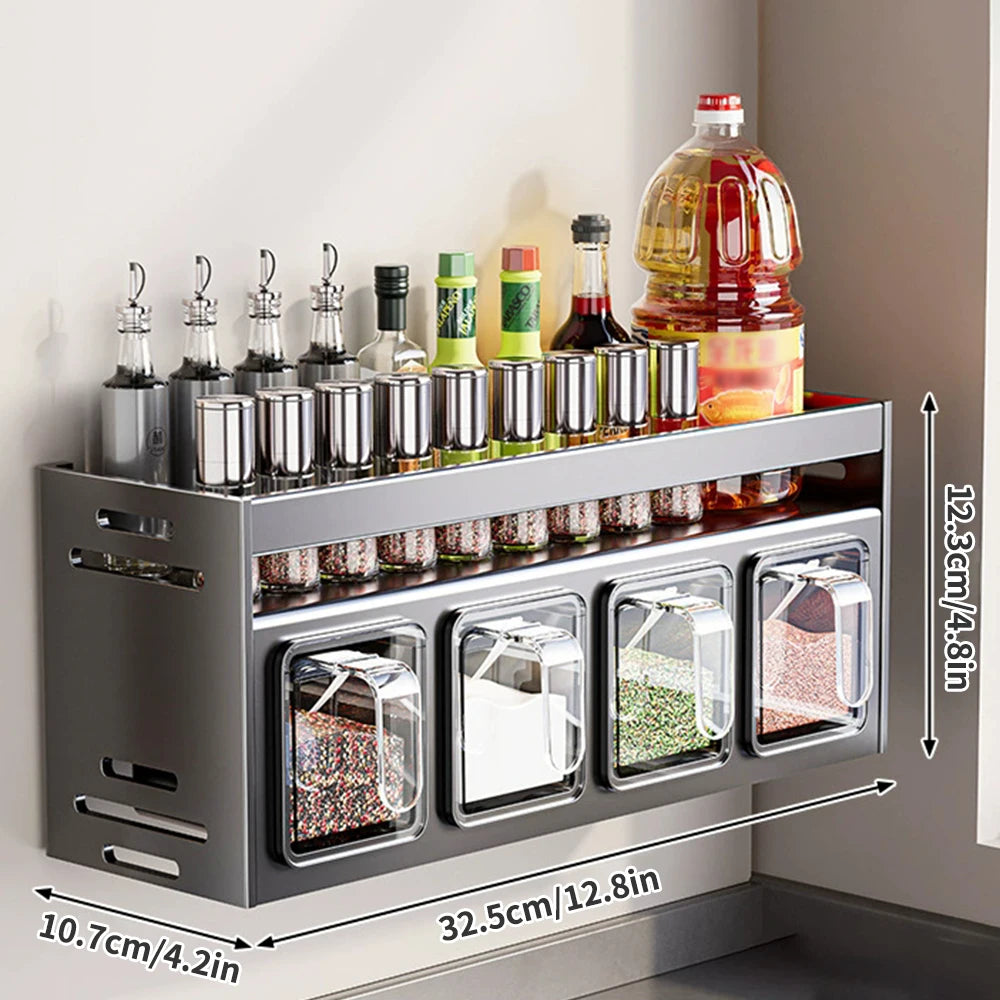 Kitchen Seasoning Shelf