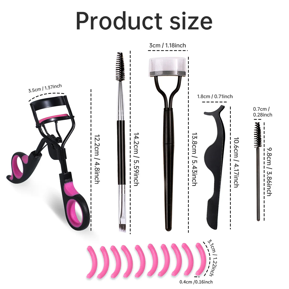 Eyelash Extension and Curling Tools
