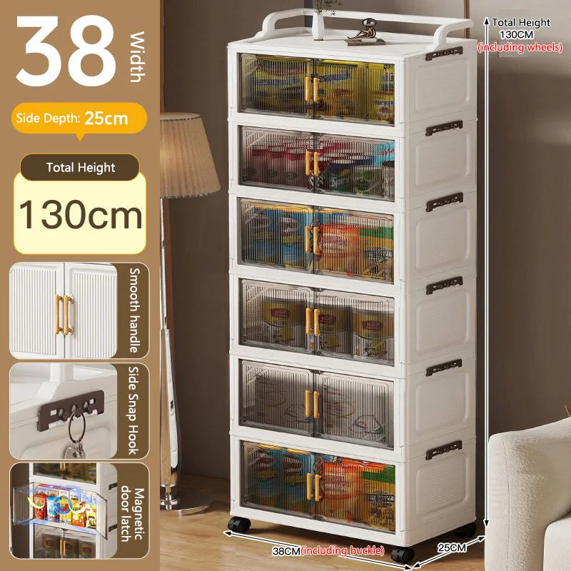 Foldable Multi-layer Storage Cabinet