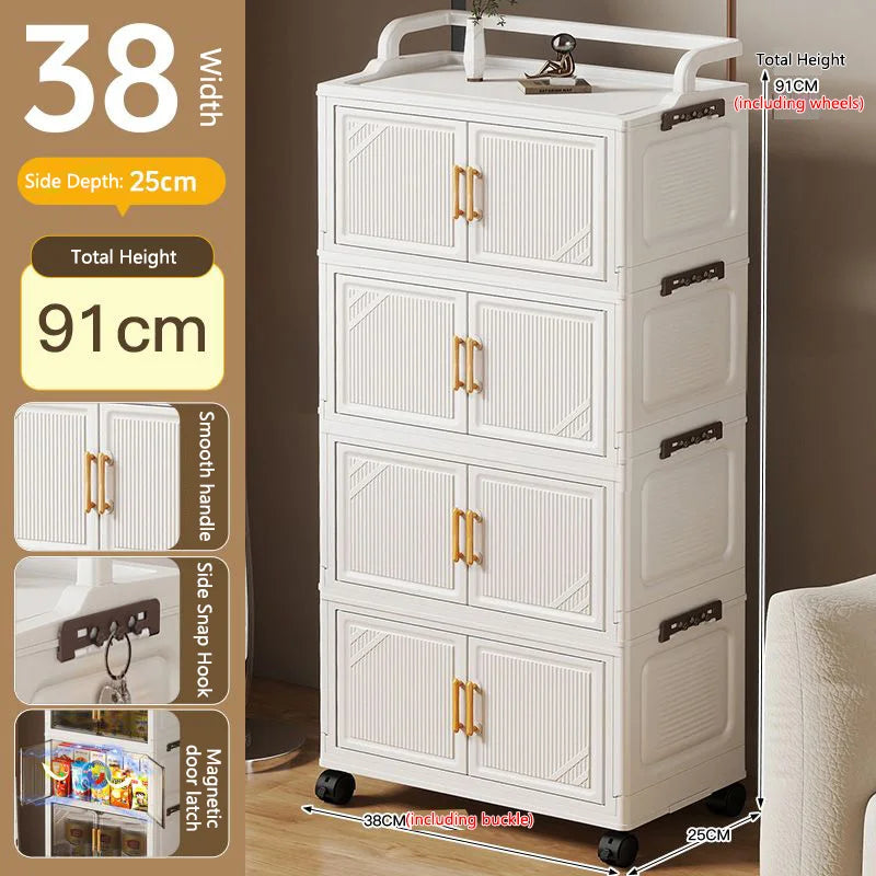 Foldable Multi-layer Storage Cabinet