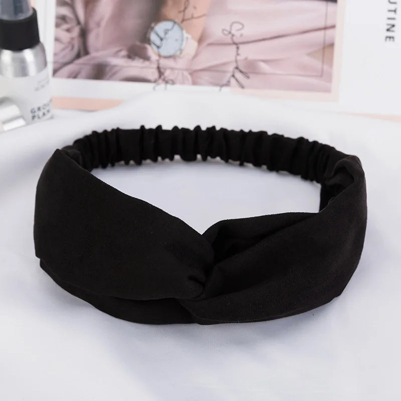 Women's Head Bands Makeup Face Washing Sports Headbands Cute Solid Color Simple Versatile Elasti Fashionc Hair Accessories Girls