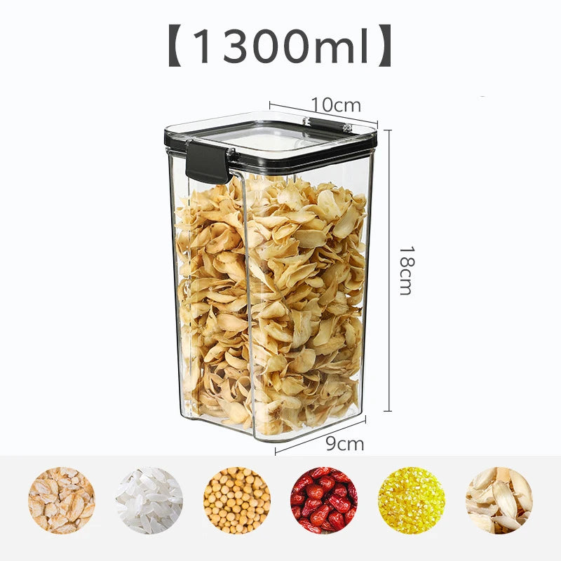 Transparent Food Storage Containers