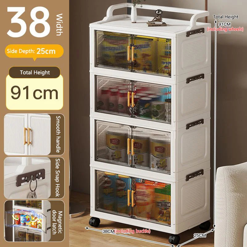 Foldable Multi-layer Storage Cabinet