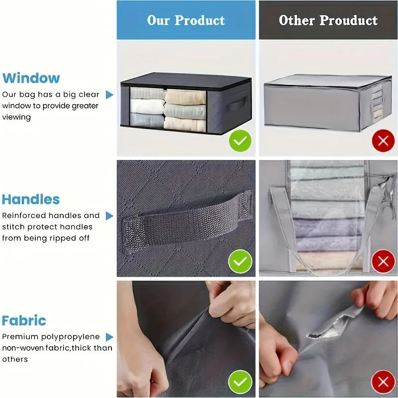 6-Pack Family Storage Bags,