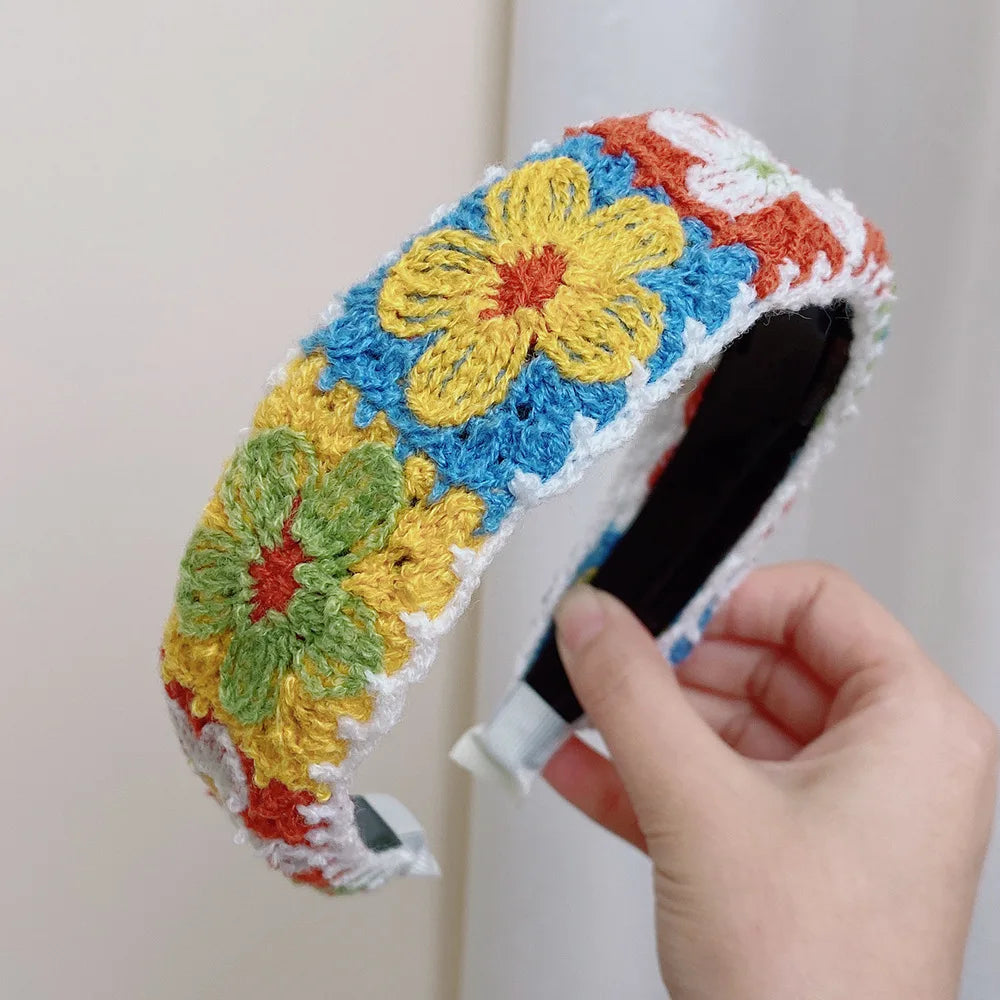 Knitted Headband Bohemian Style  Hairband