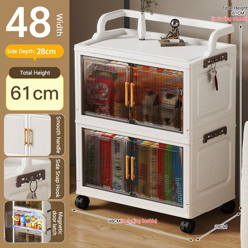Foldable Multi-layer Storage Cabinet