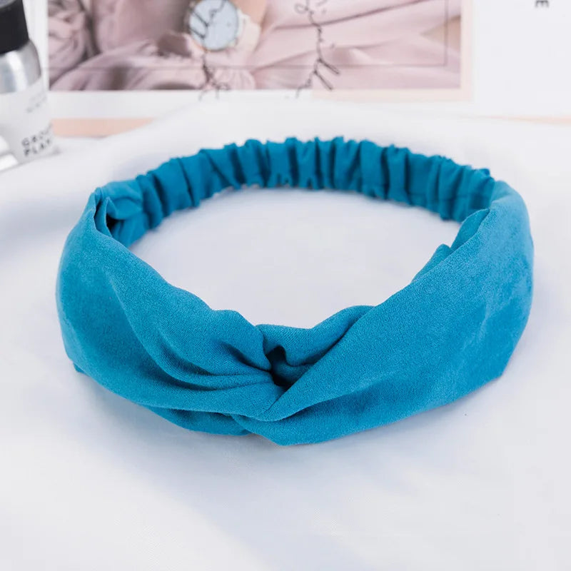 Women's Head Bands Makeup Face Washing Sports Headbands Cute Solid Color Simple Versatile Elasti Fashionc Hair Accessories Girls