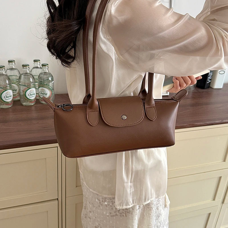 Brown Shoulder Handbag