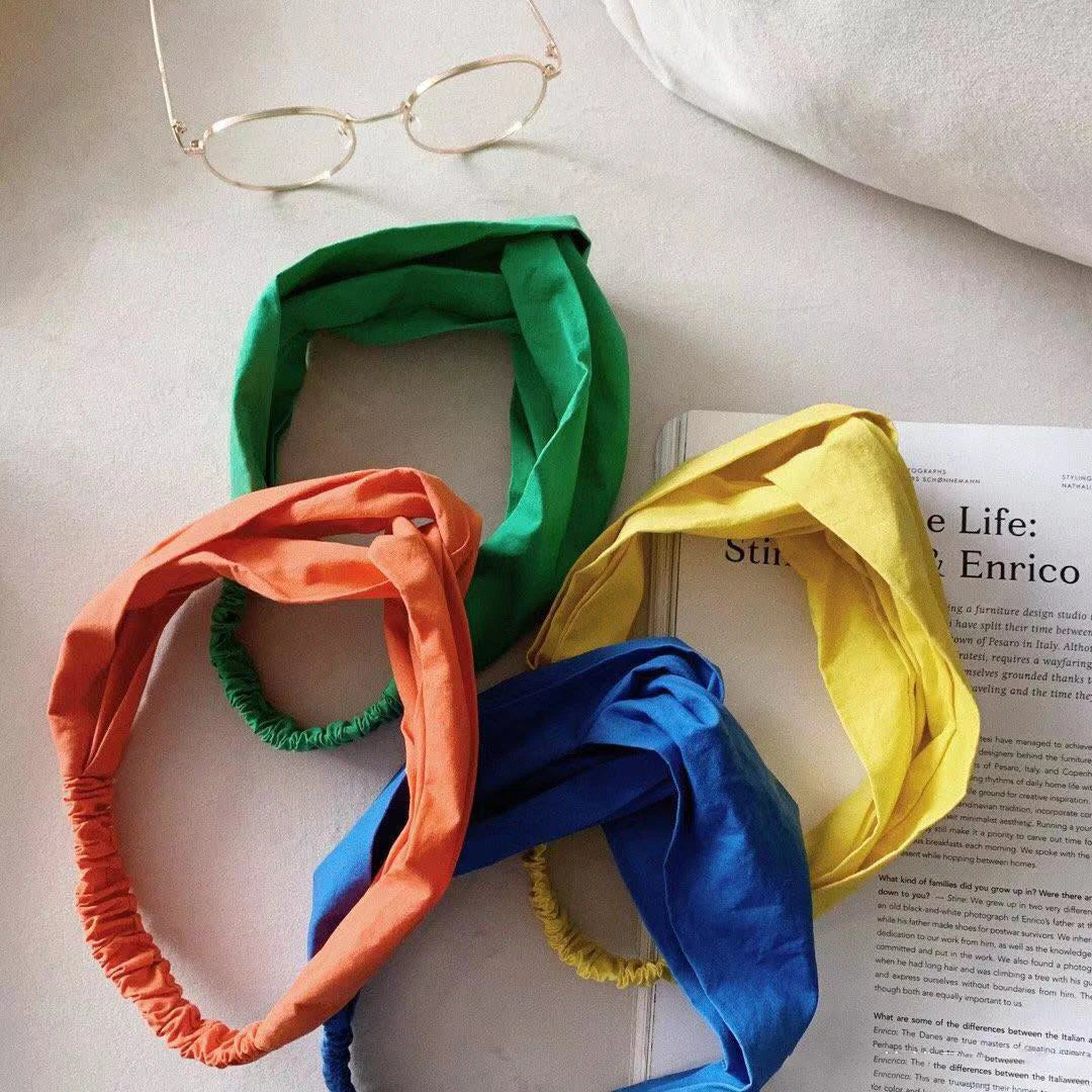 Women's Head Bands Makeup Face Washing Sports Headbands Cute Solid Color Simple Versatile Elasti Fashionc Hair Accessories Girls