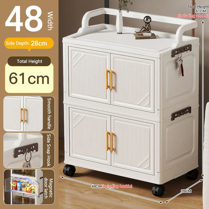 Foldable Multi-layer Storage Cabinet