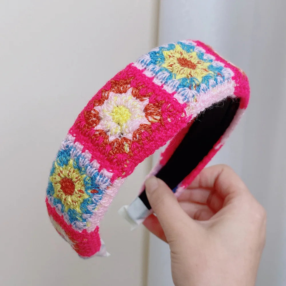 Knitted Headband Bohemian Style  Hairband