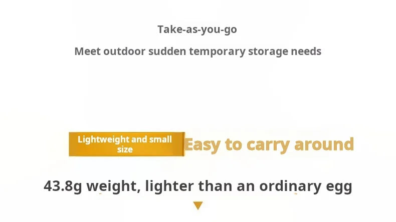 Outdoor Foldable Tote Bag