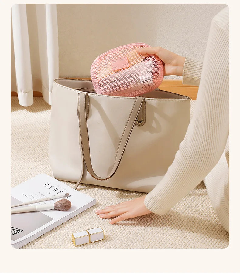 Breathable Mesh Makeup Bag