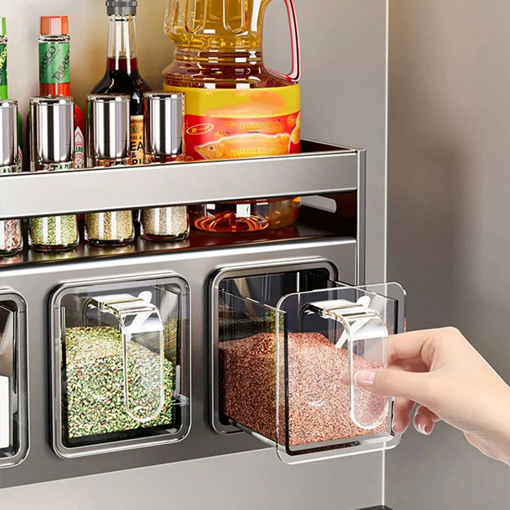 Kitchen Seasoning Shelf