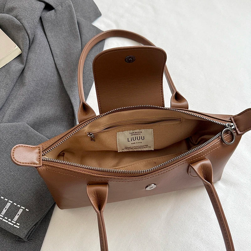 Brown Shoulder Handbag