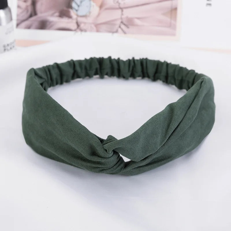 Women's Head Bands Makeup Face Washing Sports Headbands Cute Solid Color Simple Versatile Elasti Fashionc Hair Accessories Girls