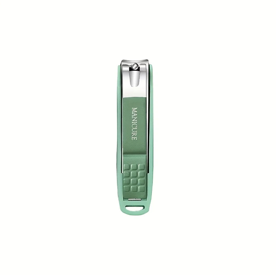 High-Quality New Splash-Proof Nail Clippers with a Hard Blade And a Nail Storage Box, Featuring an Attractive Design.
