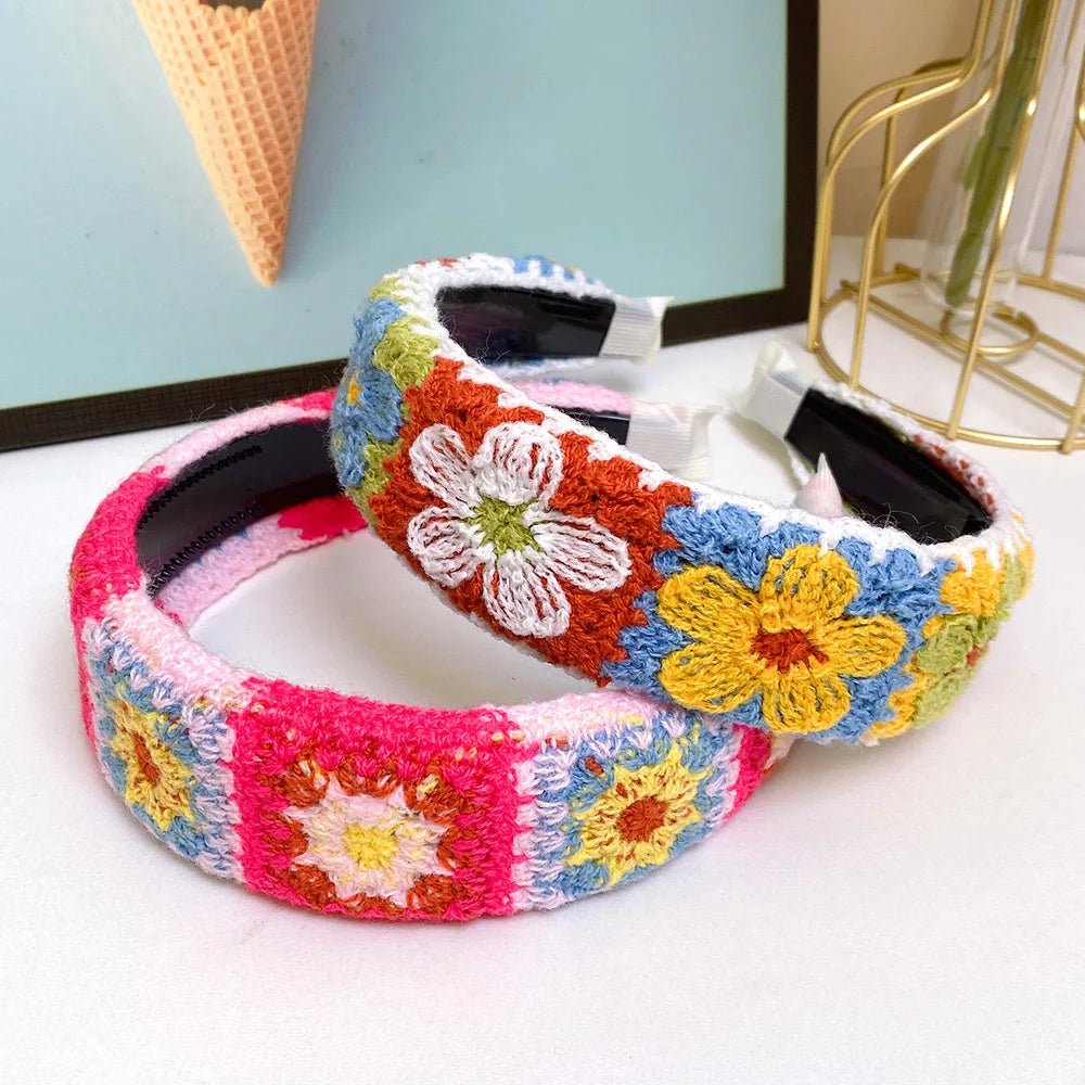 Knitted Headband Bohemian Style  Hairband