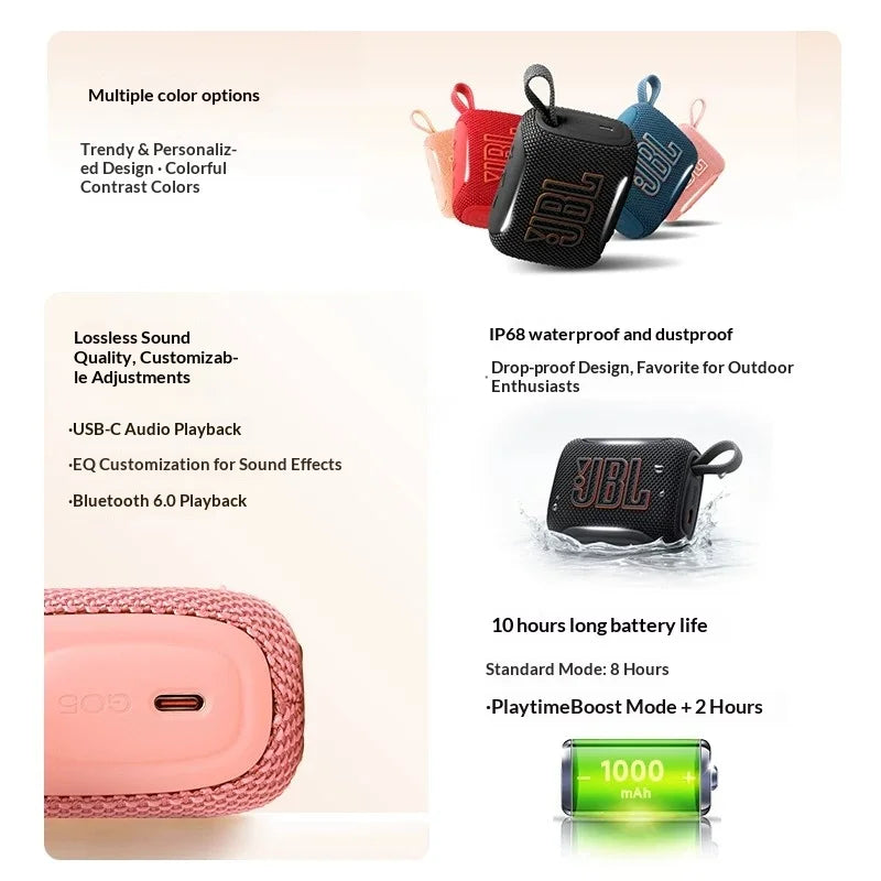 JBL GO5 Mini Wireless Pocket Speaker