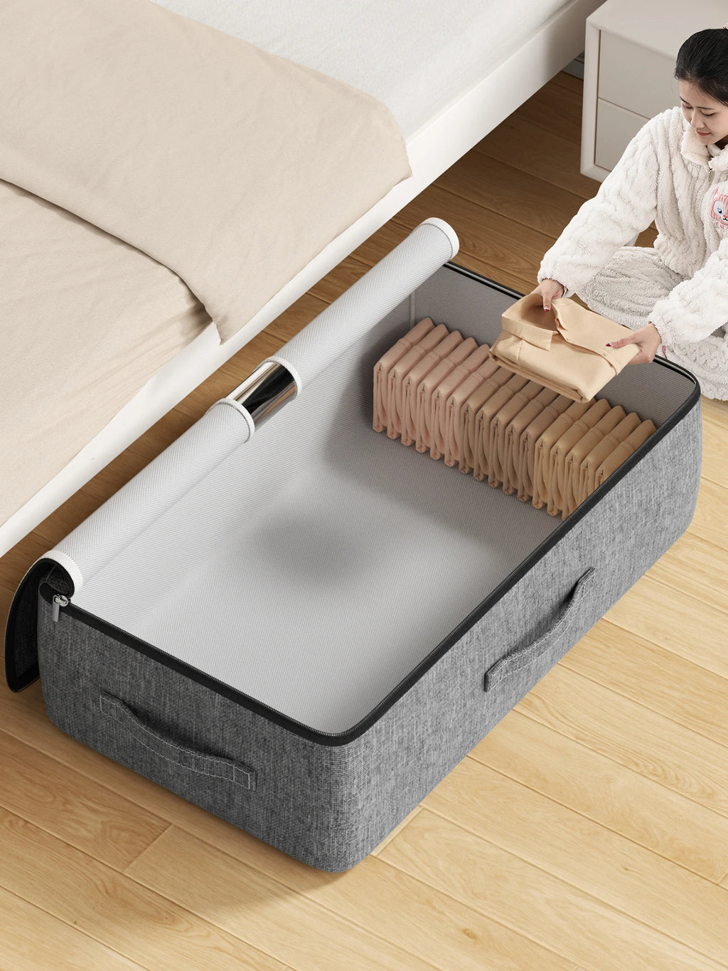 Extra-large underbed storage bag