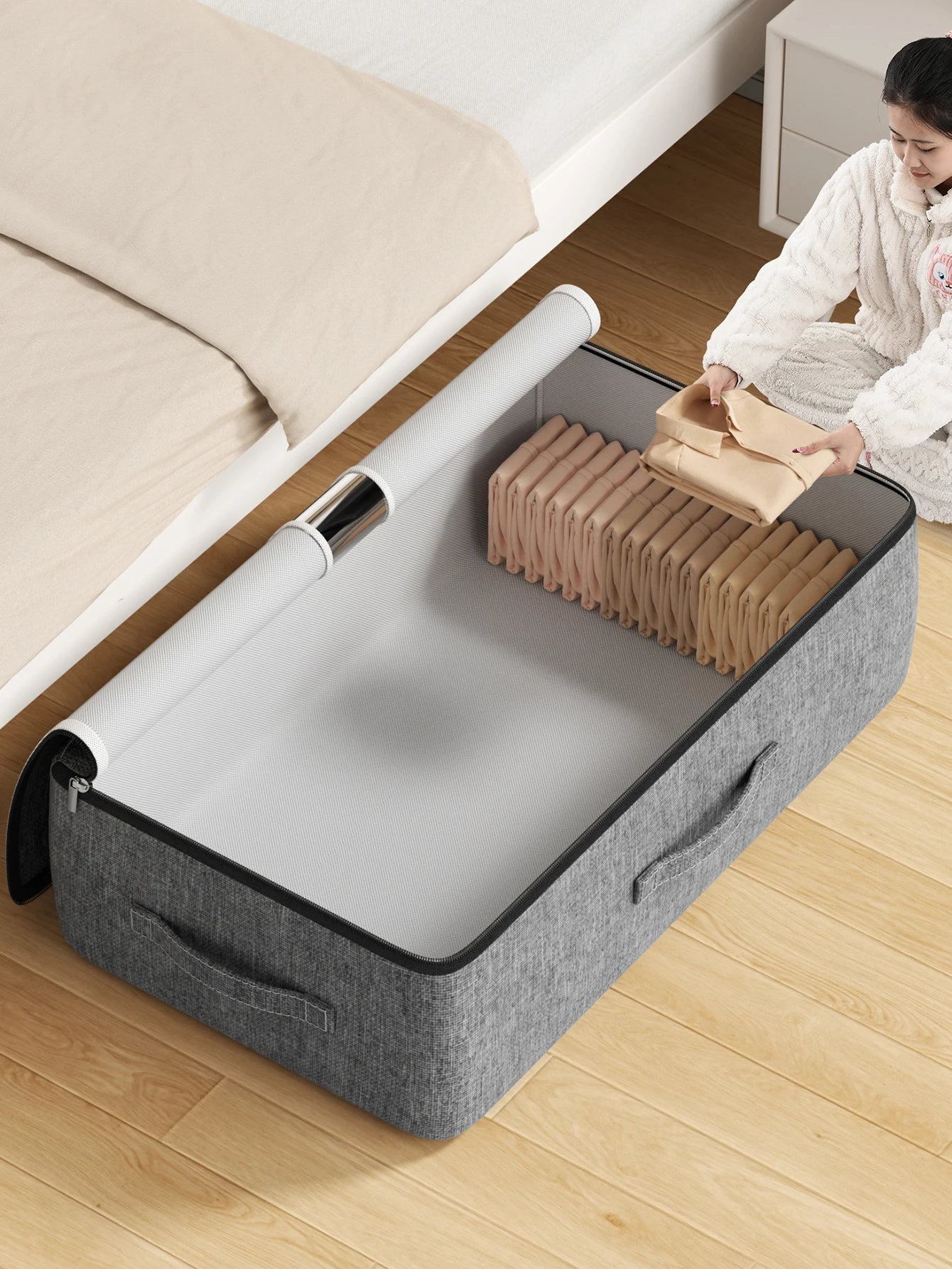 Extra-large underbed storage bag