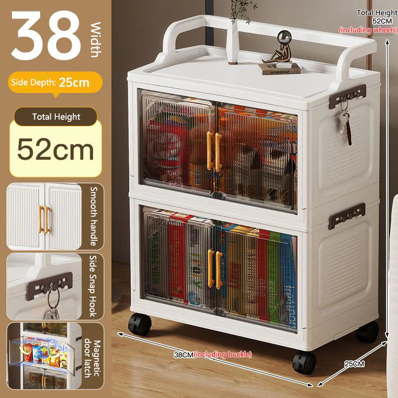 Foldable Multi-layer Storage Cabinet