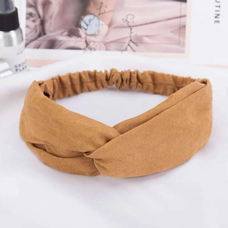 Women's Head Bands Makeup Face Washing Sports Headbands Cute Solid Color Simple Versatile Elasti Fashionc Hair Accessories Girls