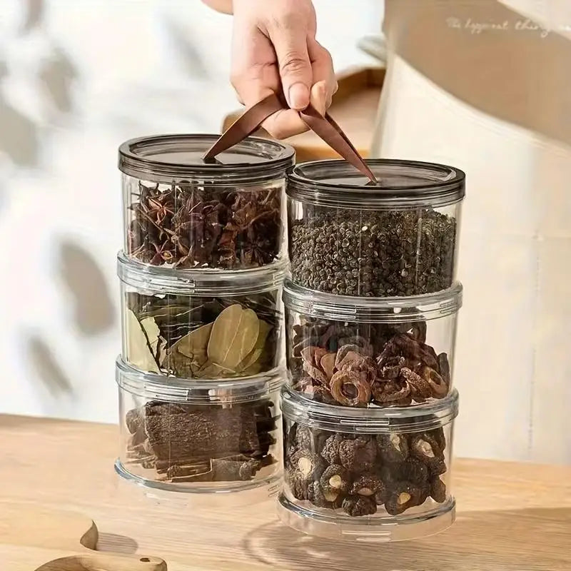 Sealed Jars Kitchen Seasoning Storage
