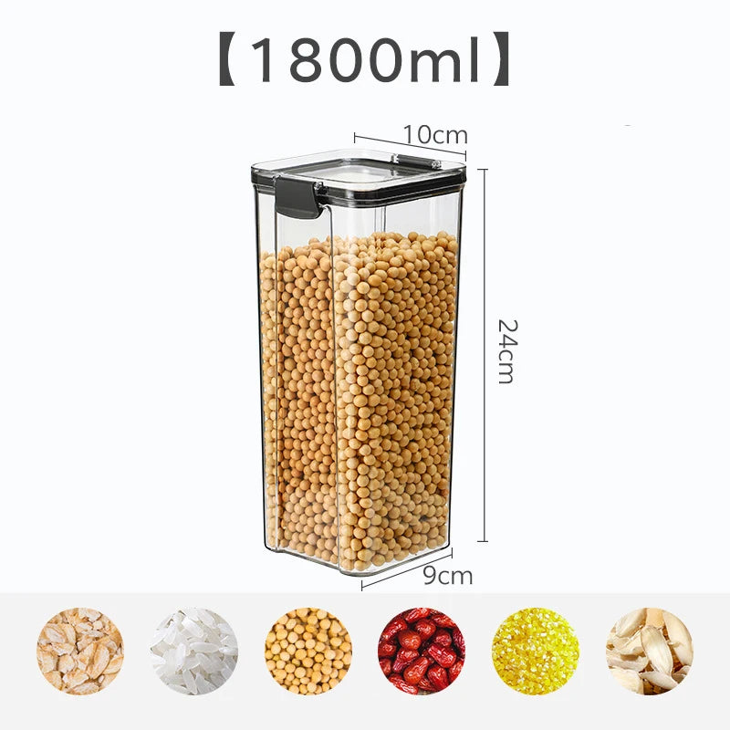 Transparent Food Storage Containers