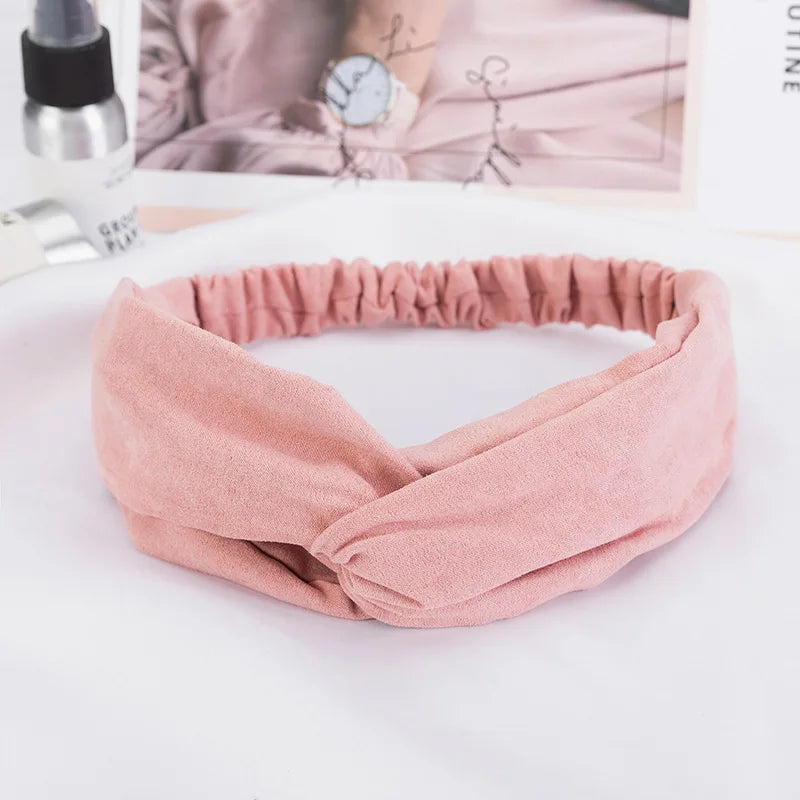 Women's Head Bands Makeup Face Washing Sports Headbands Cute Solid Color Simple Versatile Elasti Fashionc Hair Accessories Girls