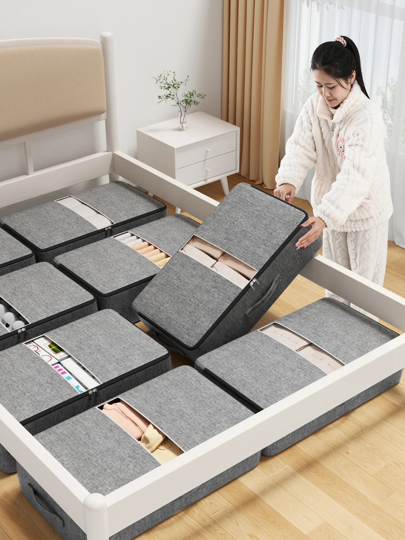 Extra-large underbed storage bag