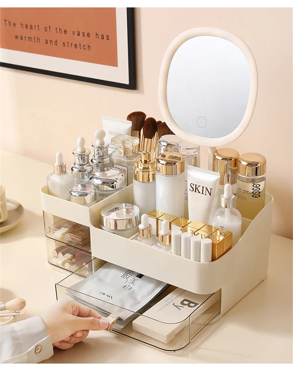 Drawer-Style Cosmetic Organizer