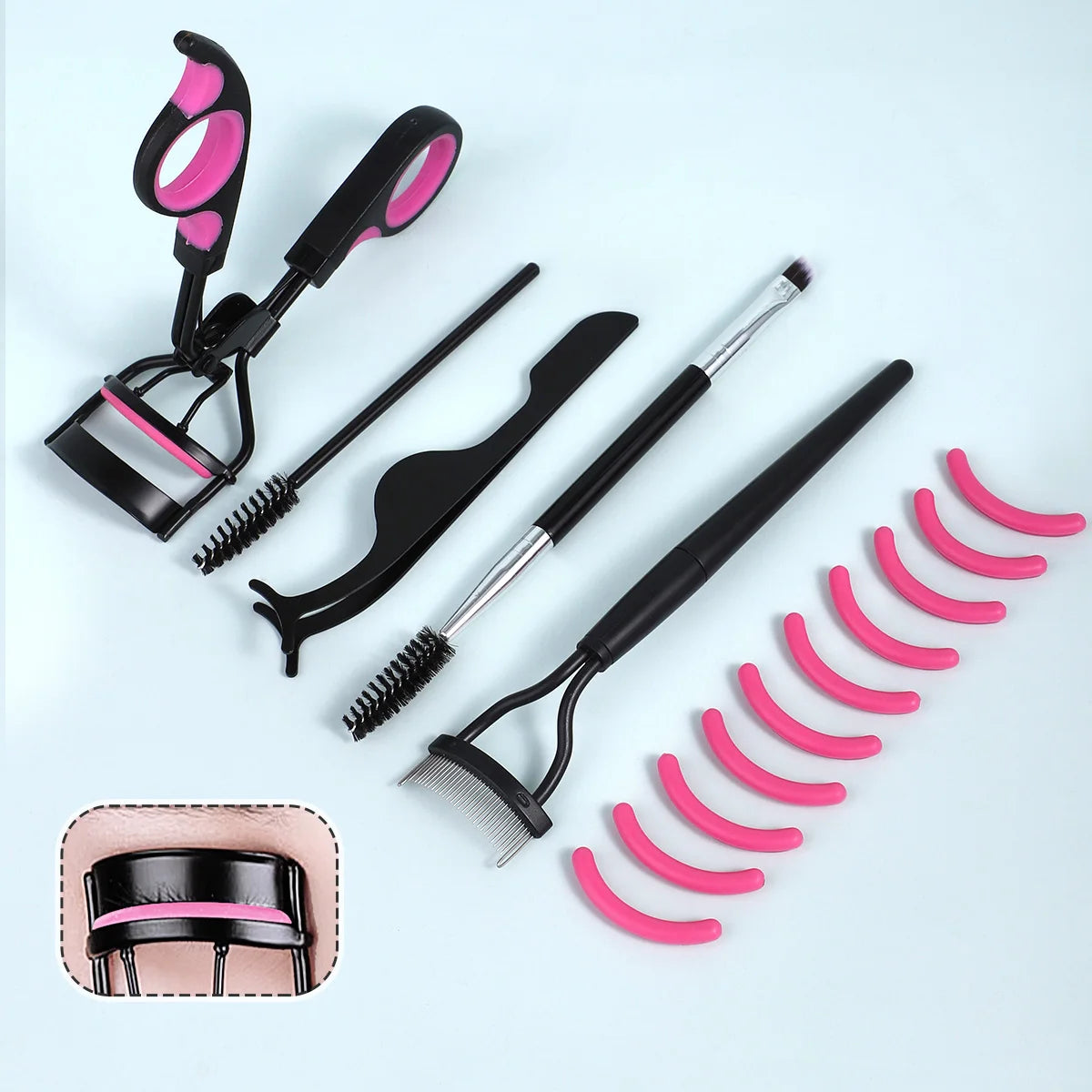 Eyelash Extension and Curling Tools