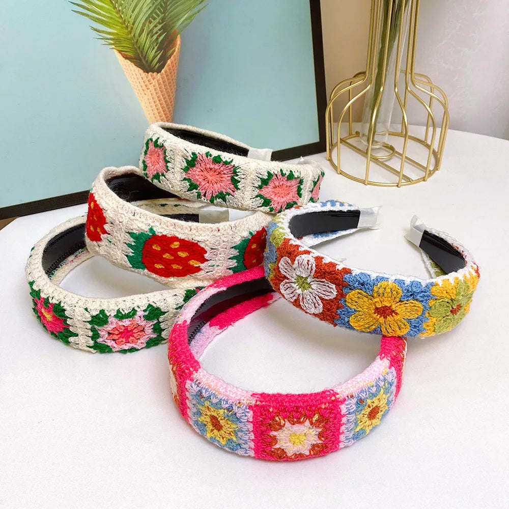 Knitted Headband Bohemian Style  Hairband