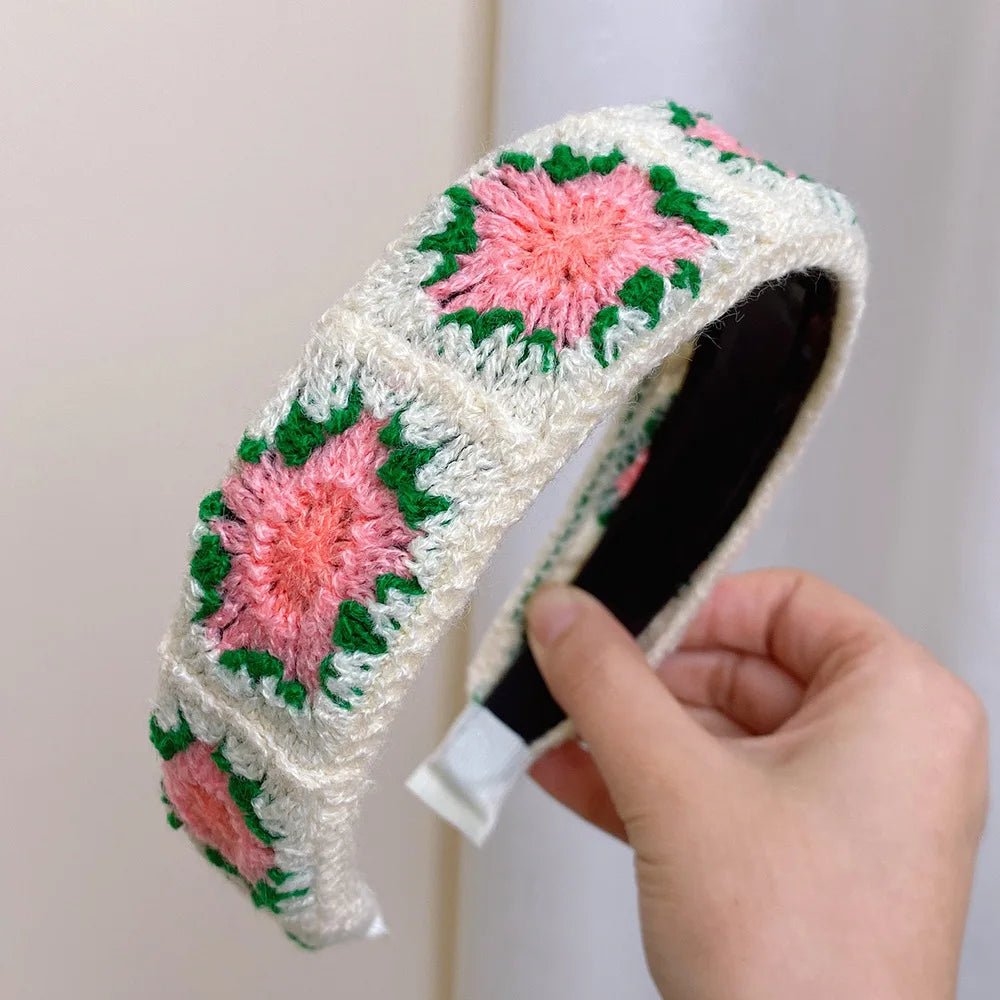 Knitted Headband Bohemian Style  Hairband