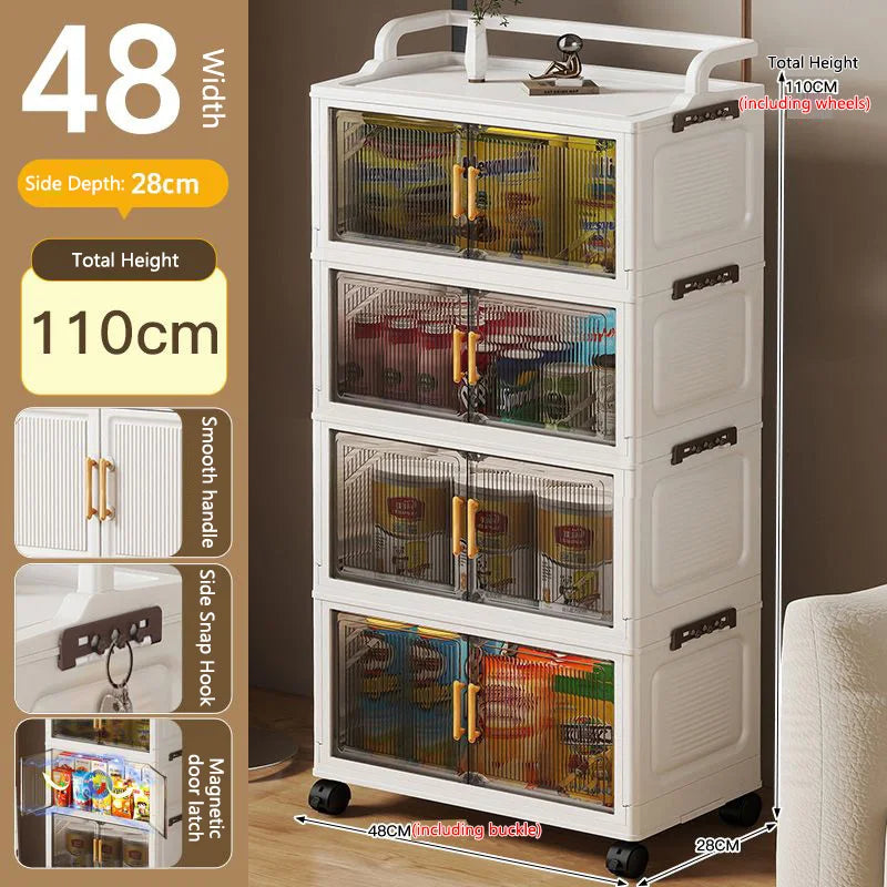 Foldable Multi-layer Storage Cabinet