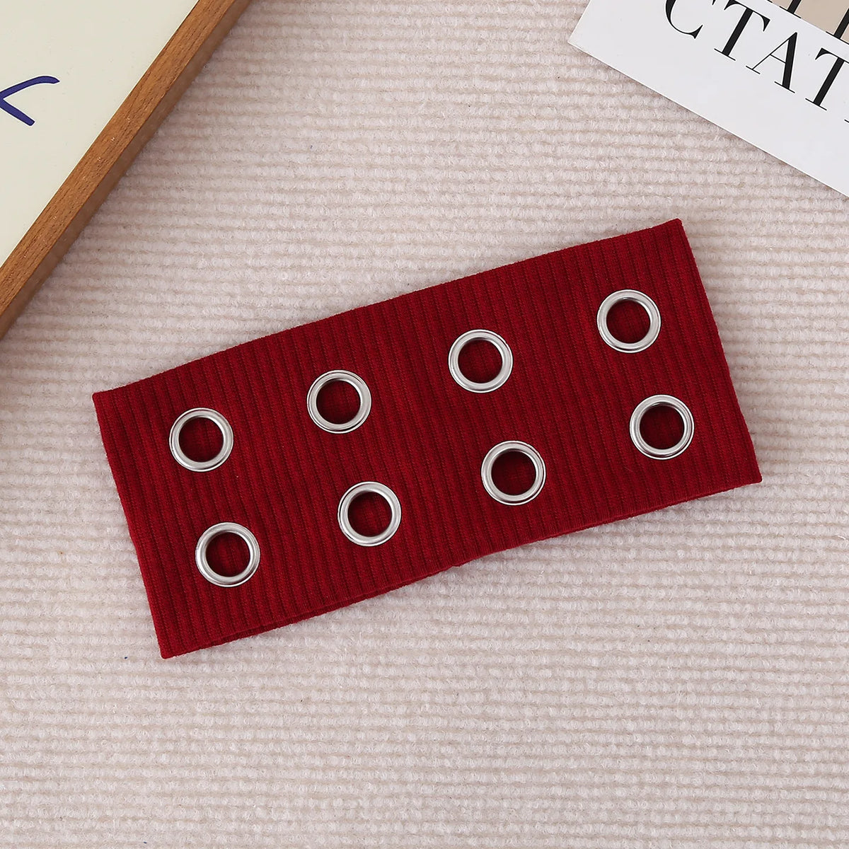 elegant headband with hole
