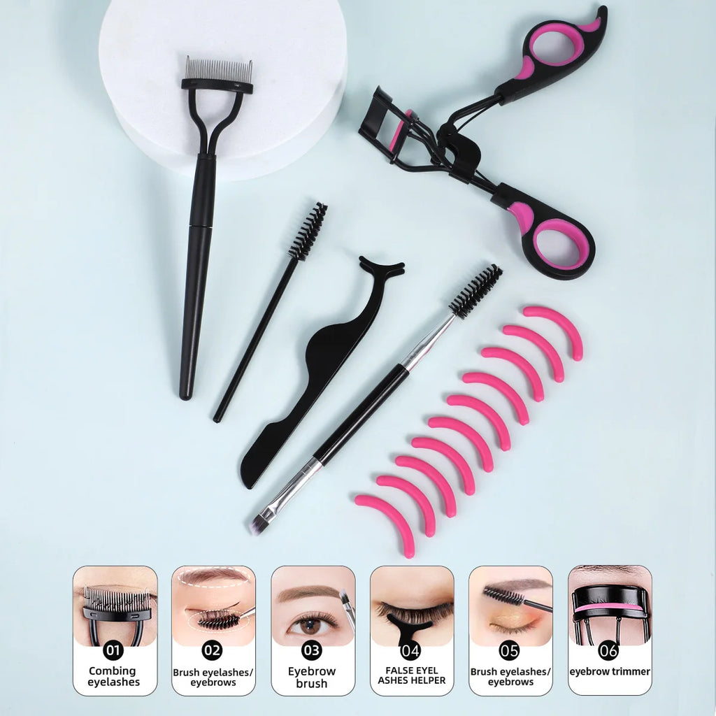 Eyelash Extension and Curling Tools