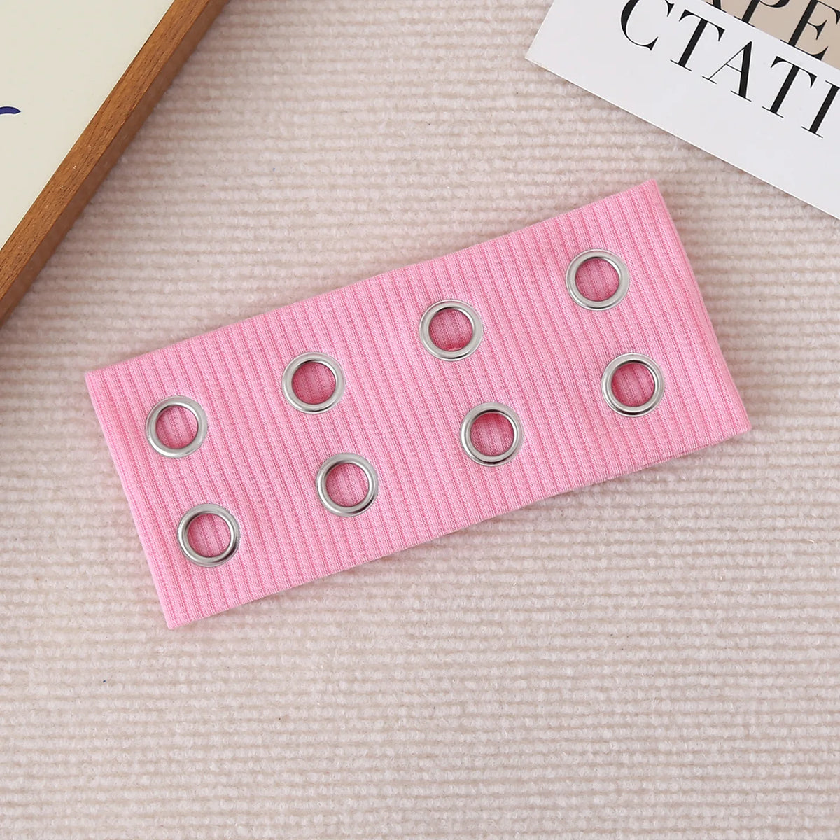 elegant headband with hole