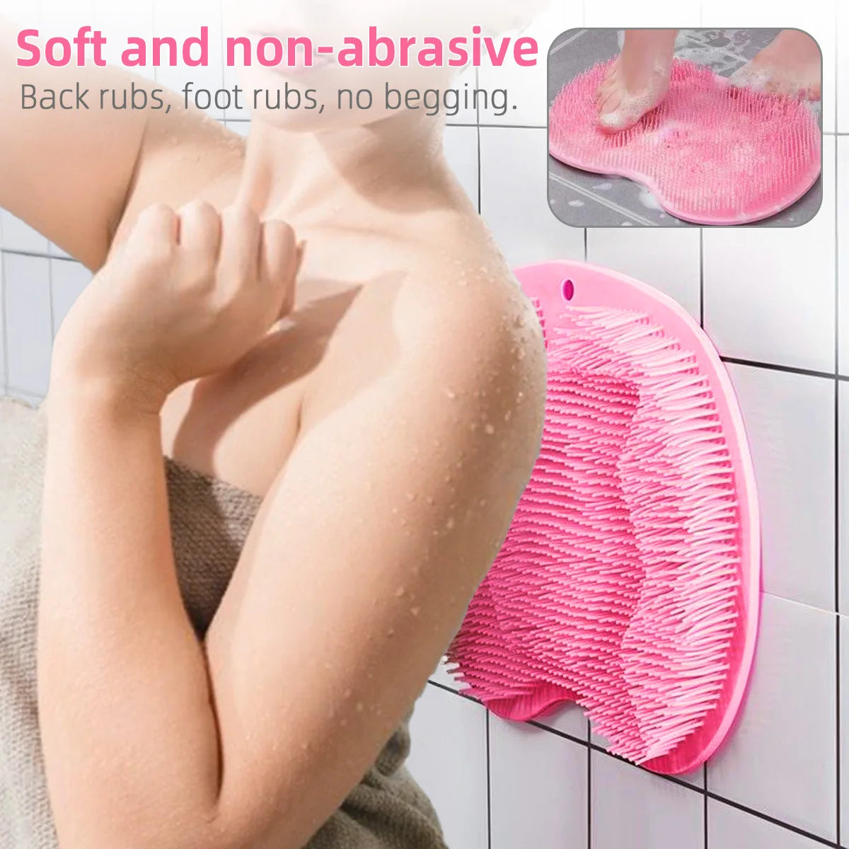 Silicone Back Scrubbing Brush
