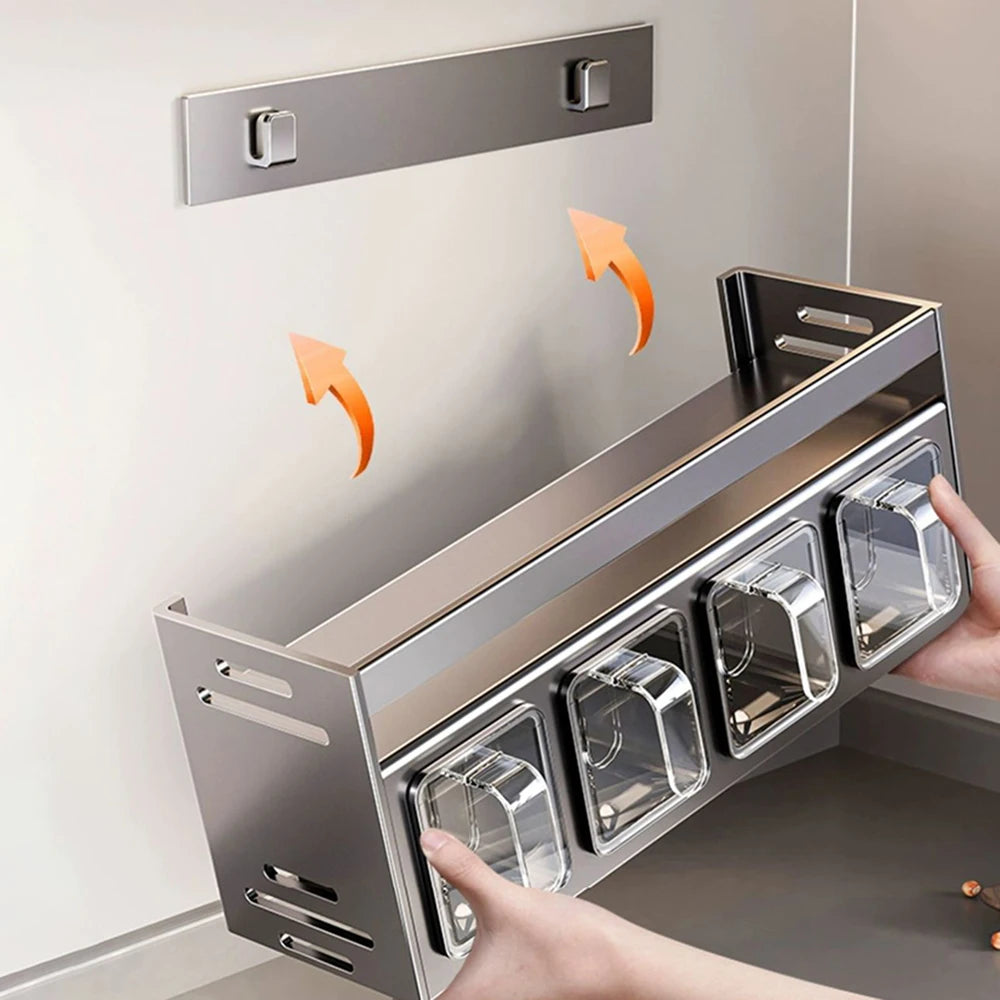 Kitchen Seasoning Shelf