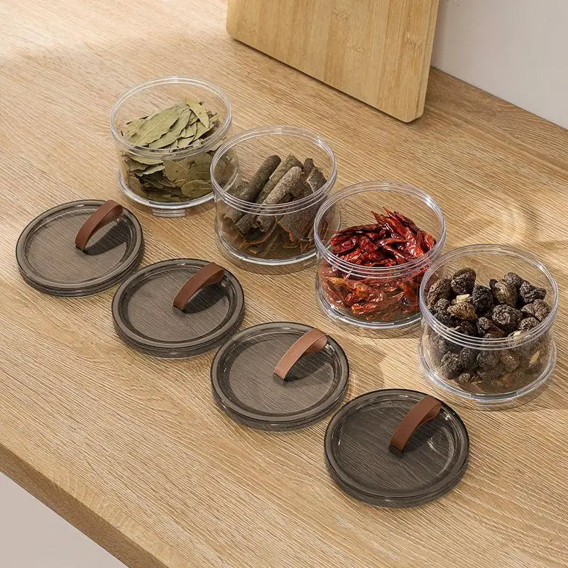 Sealed Jars Kitchen Seasoning Storage