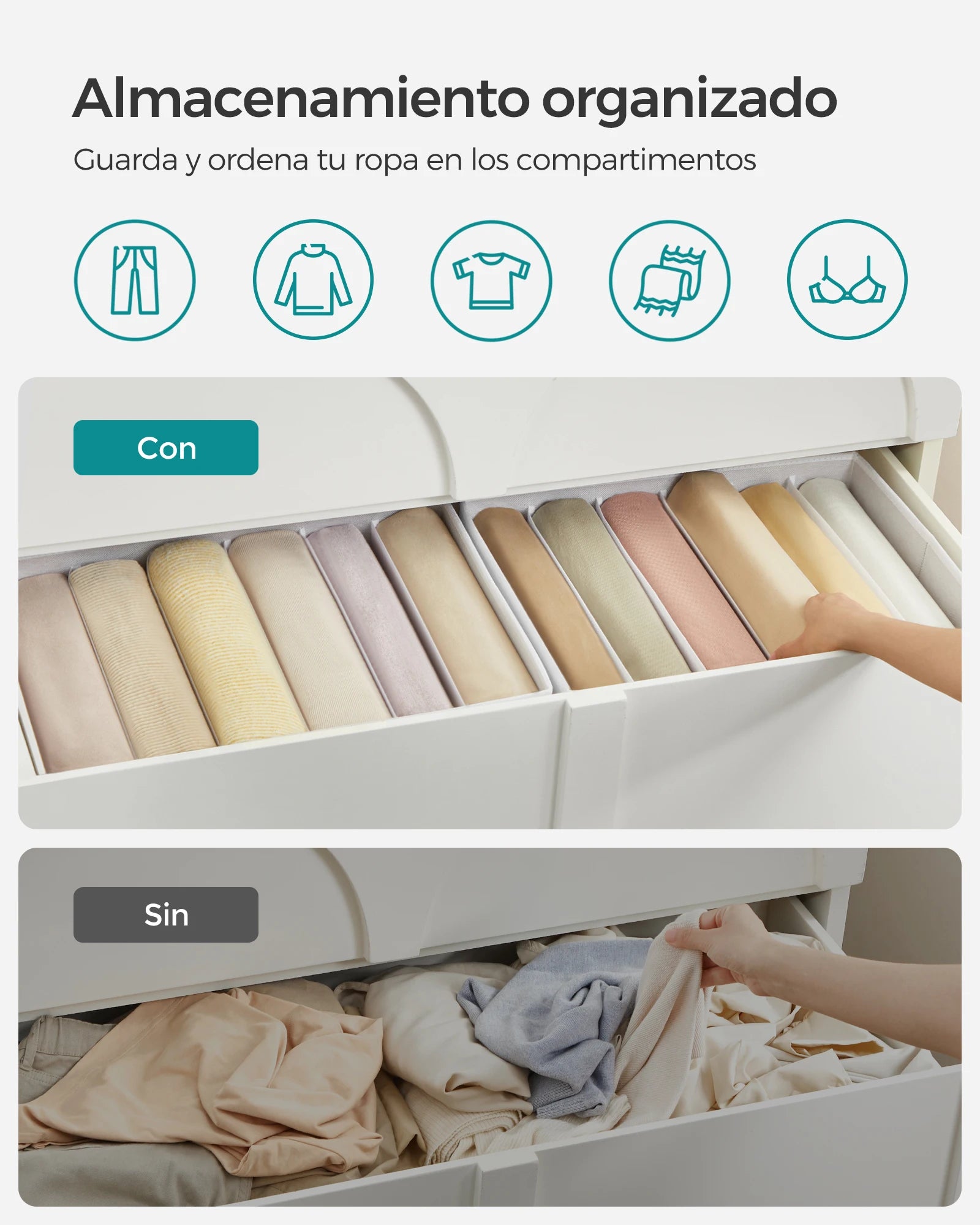 Compartment Closet Organisers