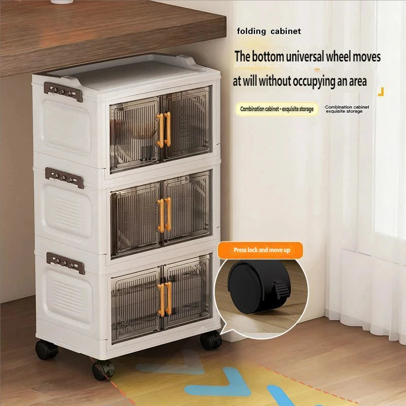 Foldable Multi-layer Storage Cabinet